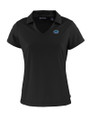 Florida Gators Cutter & Buck Daybreak Eco Recycled Womens V-neck Polo Black Mannequin