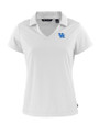 Kentucky Wildcats Cutter & Buck Daybreak Eco Recycled Womens V-neck Polo White Mannequin