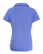Clemson Tigers Cutter & Buck Daybreak Eco Recycled Womens V-neck Polo Hyacinth Mannequin Back