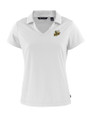 Baldwin Wallace Yellow Jackets Cutter & Buck Daybreak Eco Recycled Womens V-neck Polo White Mannequin