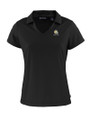 Albany State University Golden Rams Cutter & Buck Daybreak Eco Recycled Womens V-neck Polo Black Mannequin