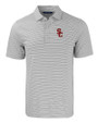 USC Trojans Cutter & Buck Forge Eco Double Stripe Stretch Recycled Mens Big &Tall Polo Polished/White Mannequin
