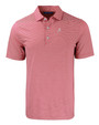 Alabama Crimson Tide Cutter & Buck Forge Eco Double Stripe Stretch Recycled Mens Polo CDRW_MANN_HG 1