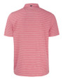 USC Trojans Cutter & Buck Forge Eco Heather Stripe Stretch Recycled Mens Polo Cardinal Red Heather Mannequin Back
