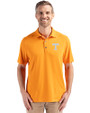 Tennessee Volunteers Cutter & Buck Forge Eco Stretch Recycled Mens Polo Orange Burst Front