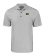 Grambling Tigers Cutter & Buck Pike Eco Tonal Geo Print Stretch Recycled Mens Big & Tall Polo Elemental Grey Mannequin