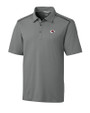 Kansas City Chiefs Cutter & Buck Mens Big & Tall Fusion Polo Elemental Grey Mannequin