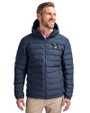 Gwinnett Stripers Cutter & Buck Mission Ridge Repreve® Eco Insulated Mens Puffer Jacket Navy Blue Front