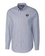 Jacksonville Jumbo Shrimp Cutter & Buck Stretch Oxford Mens Long Sleeve Dress Shirt Light Blue Mannequin