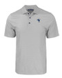 Indianapolis Colts Historic Cutter & Buck Pike Eco Tonal Geo Print Stretch Recycled Mens Polo Elemental Grey Mannequin