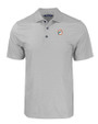 Miami Dolphins Historic Cutter & Buck Pike Eco Tonal Geo Print Stretch Recycled Mens Polo Elemental Grey Mannequin