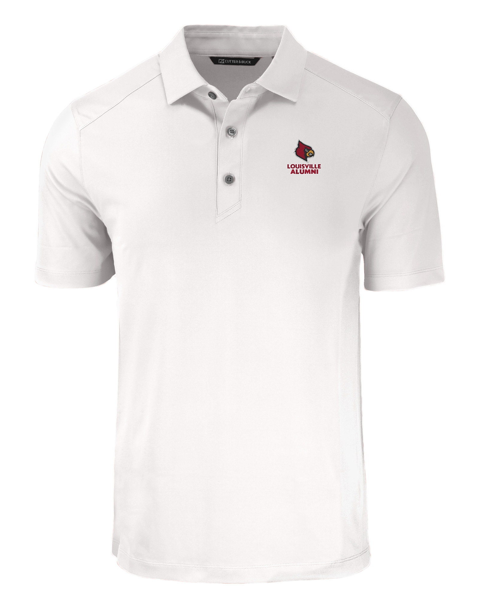 Cutter & Buck Louisville Cardinals Red Forge Tailored Fit Polo