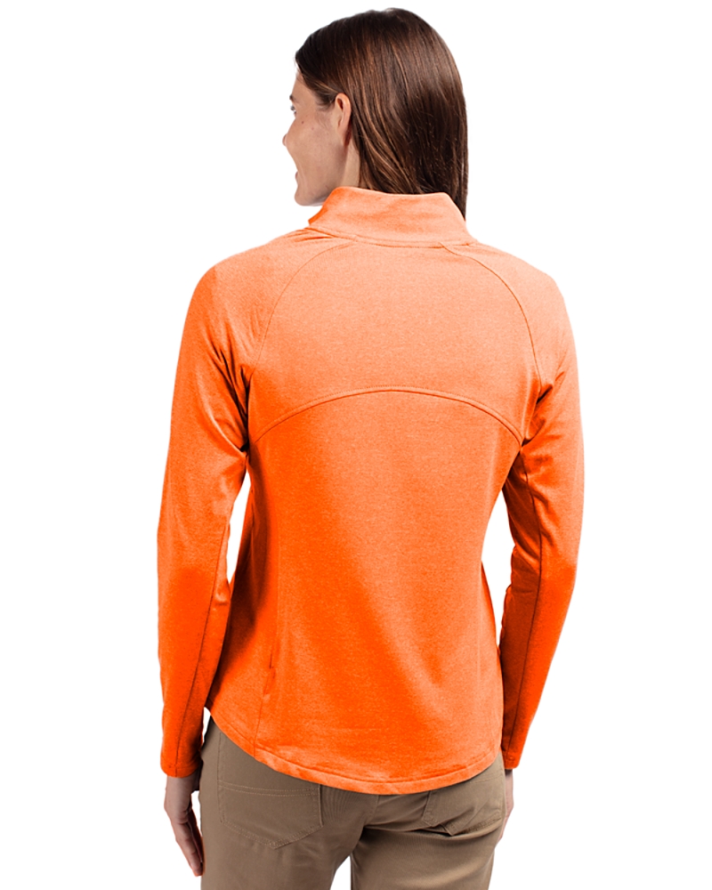 Syracuse Orange Cutter & Buck Adapt Eco Knit Heather
