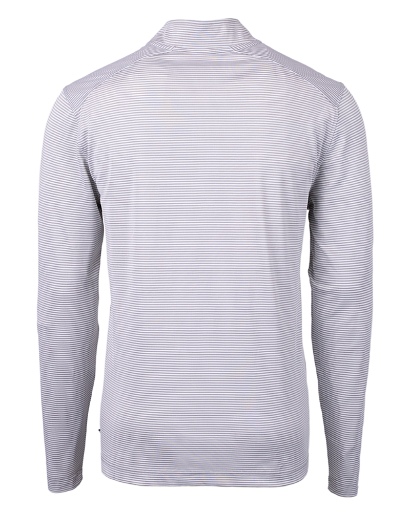 Cutter & Buck Virtue Eco Pique Micro Stripe Recycled Mens