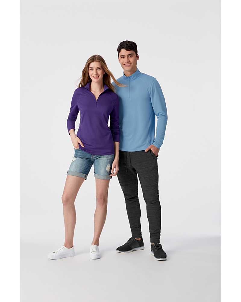 Clique Ice Pique Mens Half Zip Tech Pullover Cutter & Buck