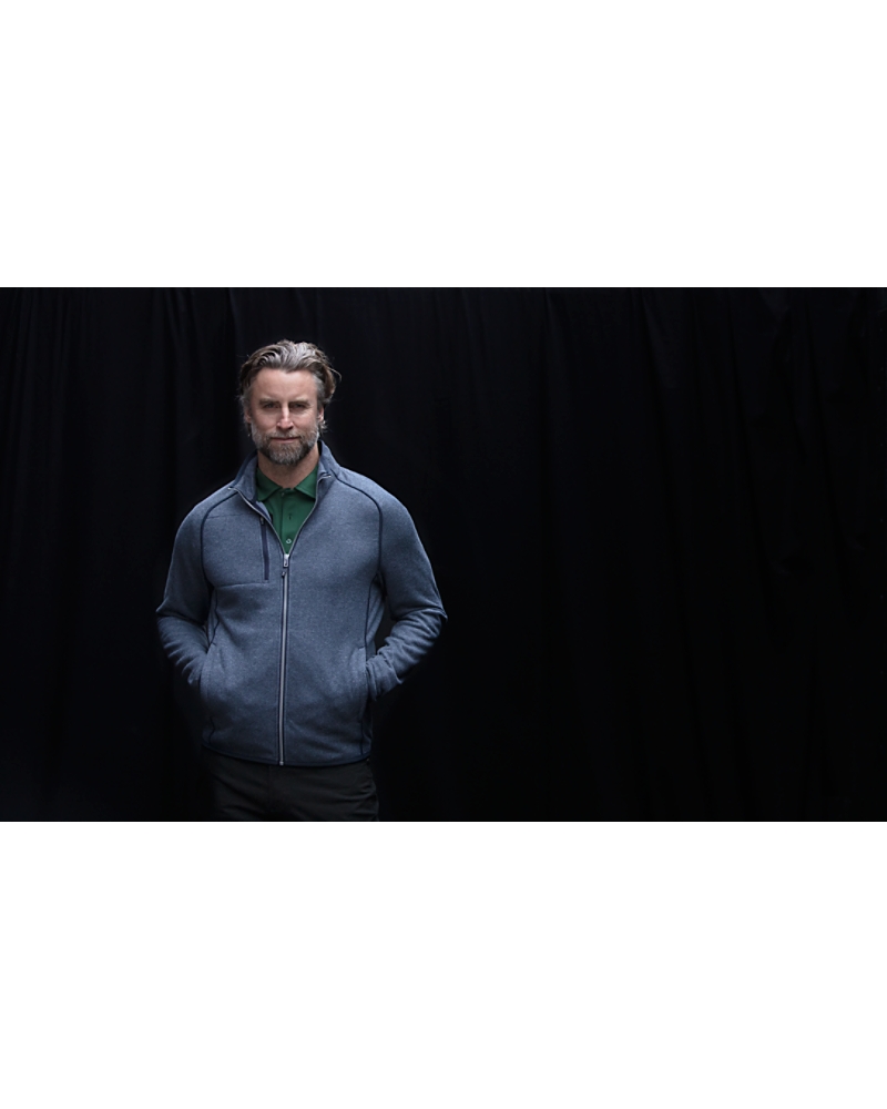 Cutter & Buck Mainsail Sweater-Knit Mens Full Zip Jacket - Cutter