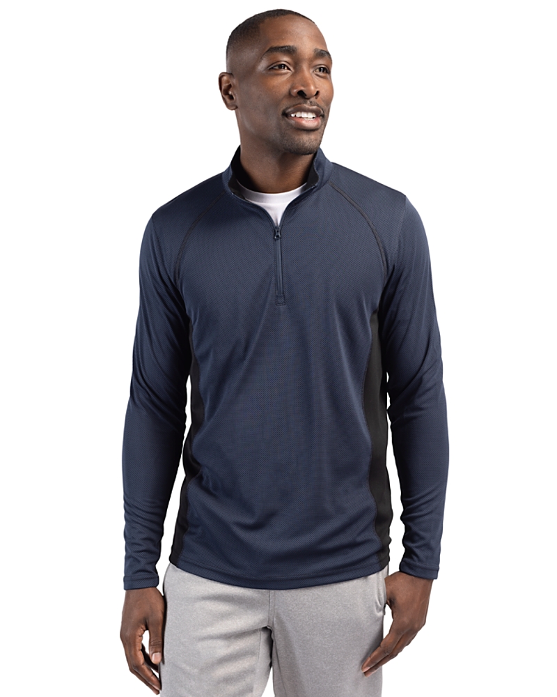 高評価のクリスマスプレゼント Half Mens Colorblock Pique Ice Clique Zip Pullover Tech トップス