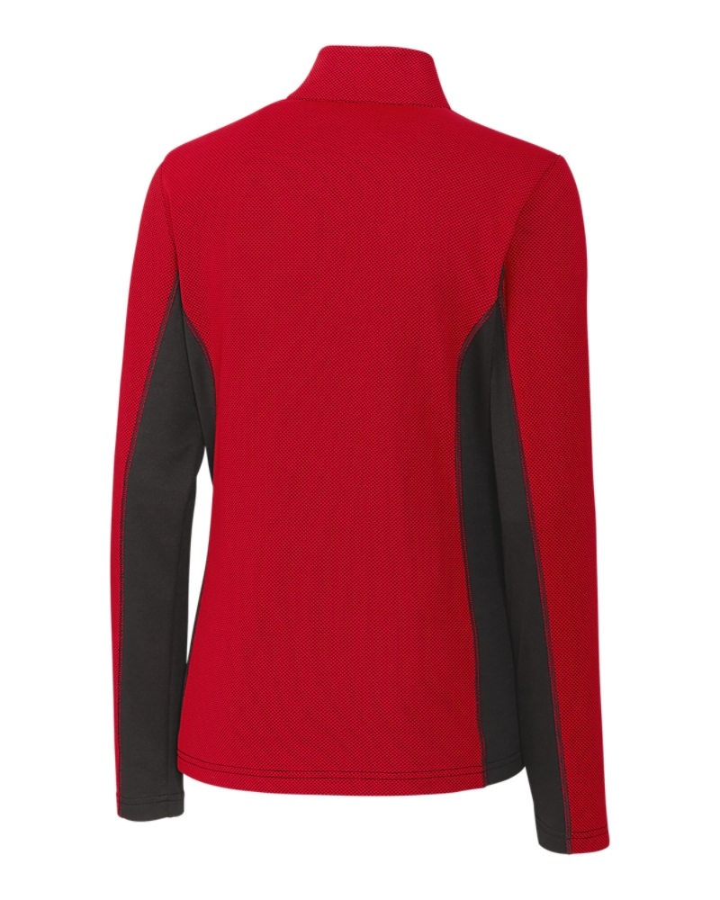 [Clove]★Colorblock Half Zip Anorak Clique Ice Pique Colorblock Womens Half Zip Tech Pullover