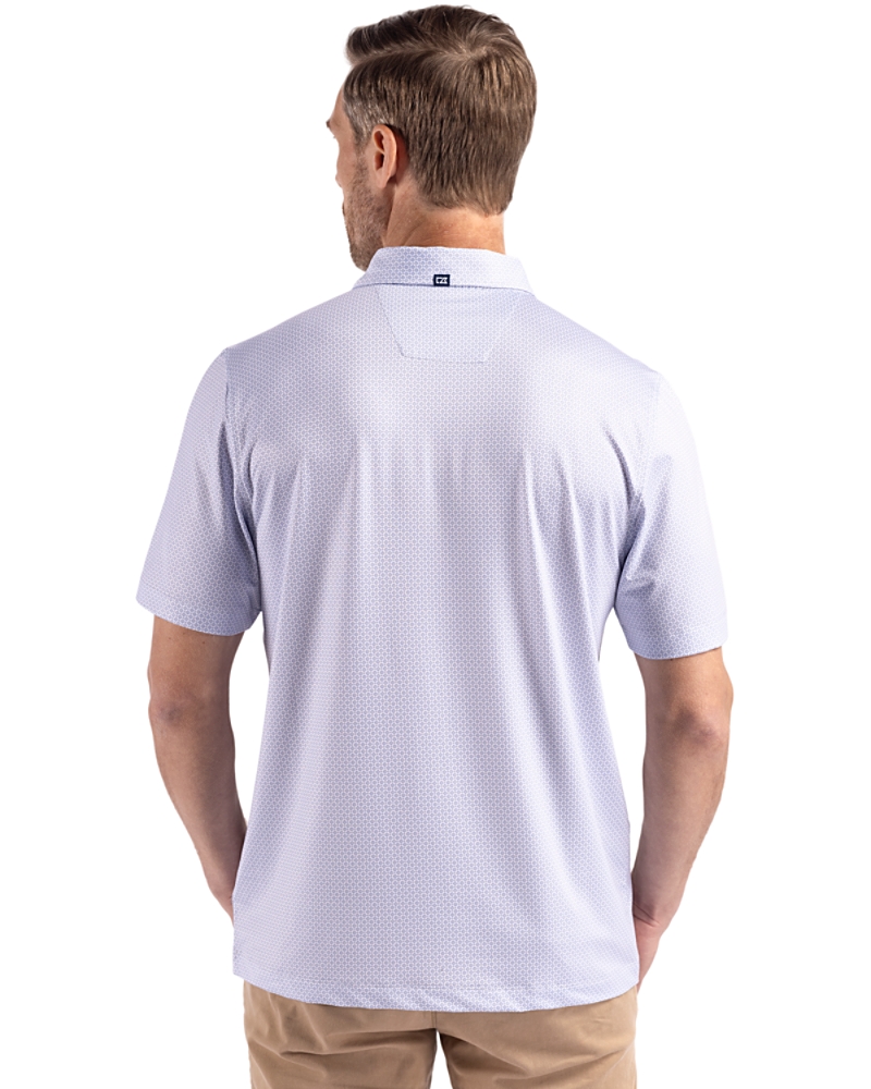 Cutter & Buck Pike Eco Diamond Dot Print Recycled Mens Polo