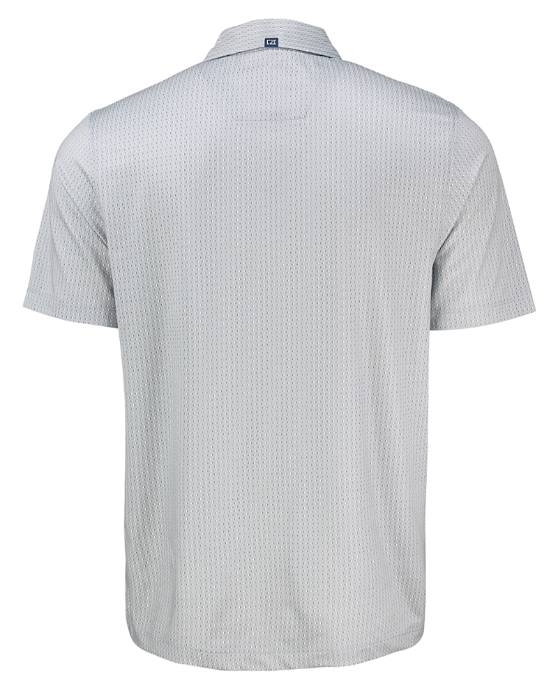 Cutter & Buck Pike Eco Shadow Check Print Recycled Mens Polo
