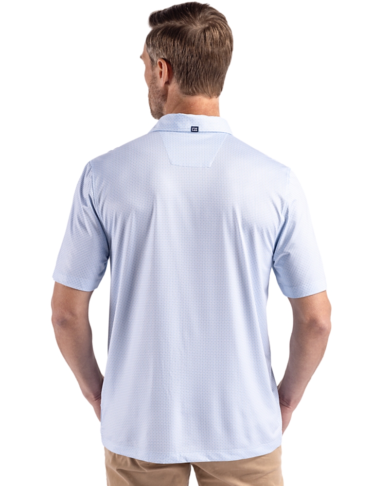 Cutter & Buck Pike Eco Diamond Dot Print Recycled Mens Big
