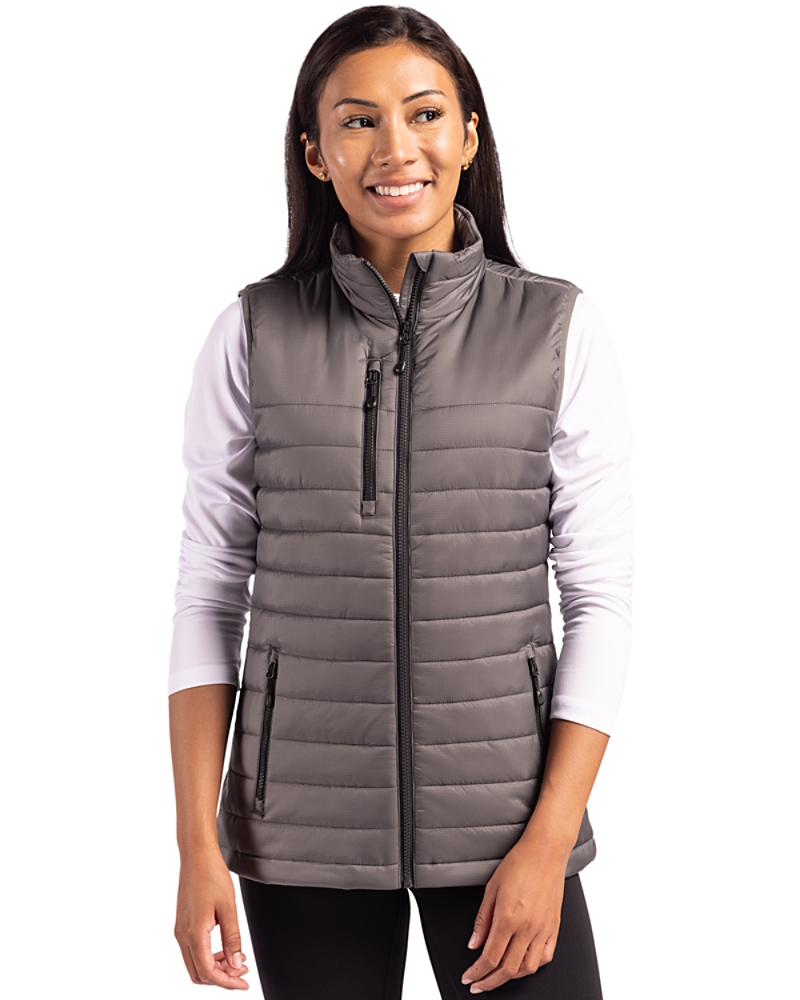 Clique Valhalla Recycled Insulated Puffer Womens Full Zip Vest Clique Valhalla Recycled Insulated Puffer Womens Full Zip Vest
