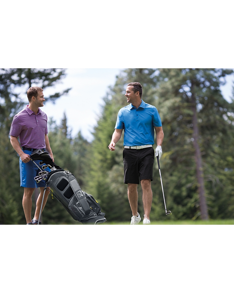 Cutter & Buck Division Stripe Mens Polo - Cutter & Buck