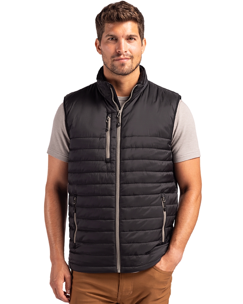 【たくじろ】☆BRIEFING☆MENS PADDED VEST CODE-ZERO Padded Vest Men Jackyard Black M | CODE-ZERO