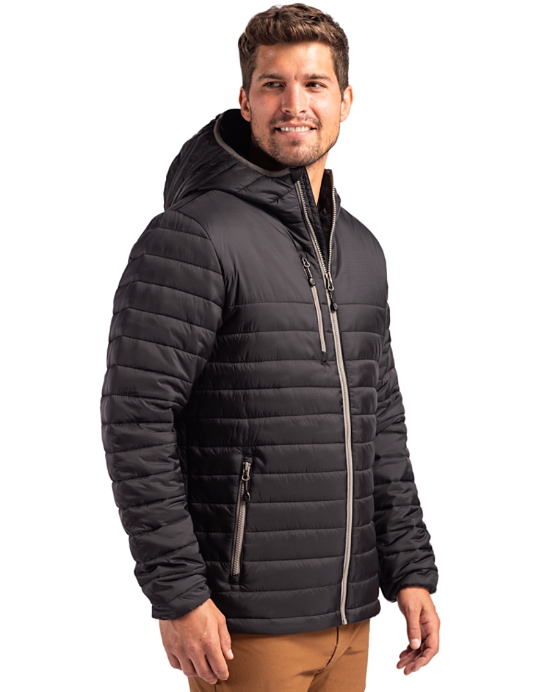 Clique Valhalla Full Zip Mens Puffer Jacket - Cutter & Buck