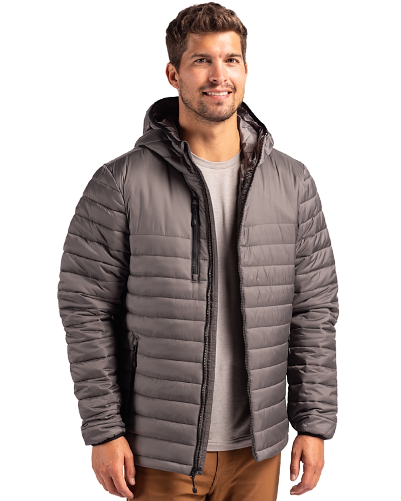 Clique Valhalla Full Zip Mens Puffer Jacket - Cutter & Buck