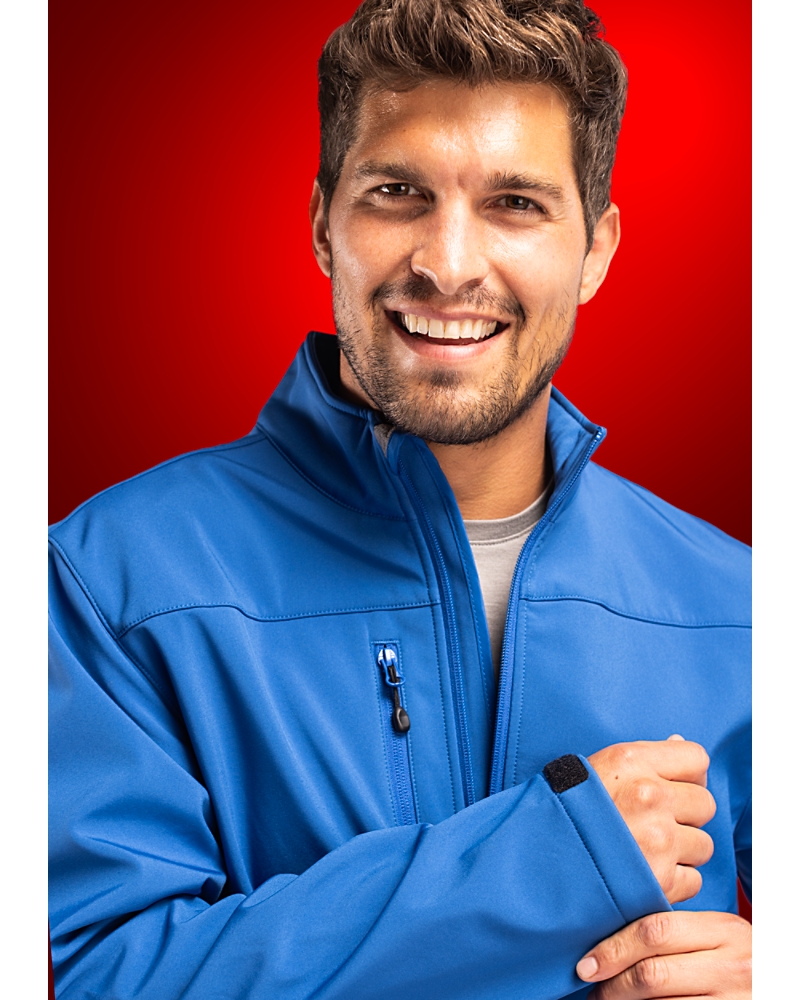Clique Tempest Waterproof Full Zip Mens Softshell Jacket