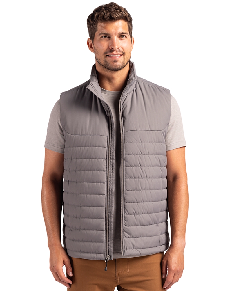 【maro】ERL check padded downvest Clique Elevation Eco Full Zip Mens Puffer Vest - Cutter & Buck