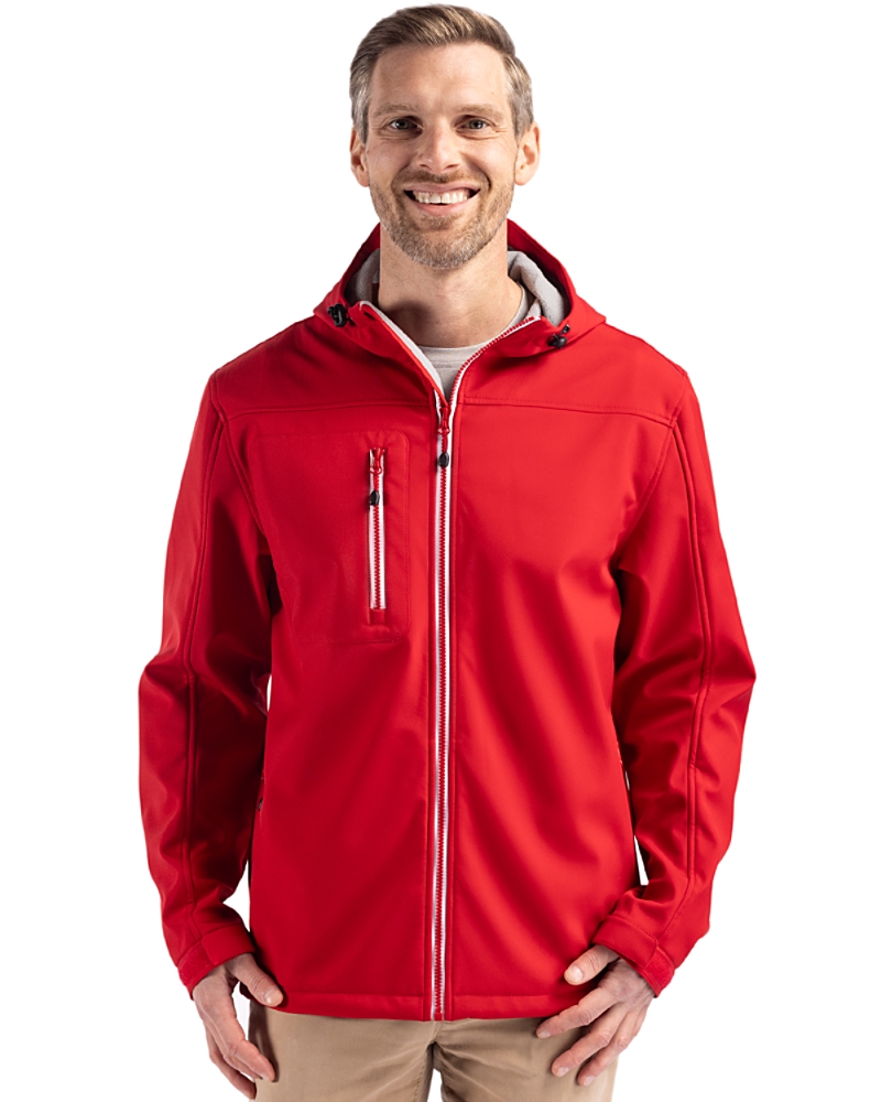 Clique Telemark Recycled Stretch Softshell Mens Full Zip Hooded