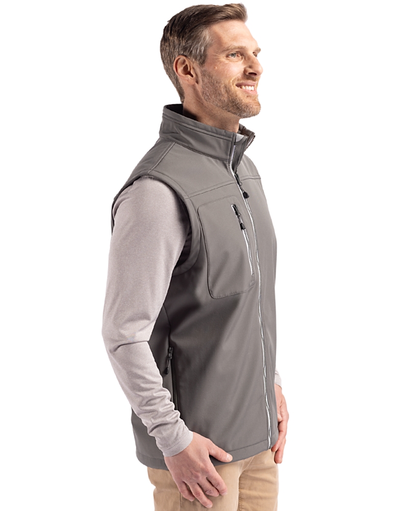 Clique Telemark Recycled Stretch Softshell Mens Full Zip Vest