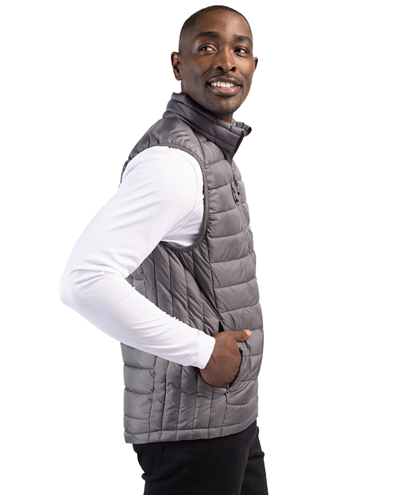 Clique Hudson Insulated Mens Full-Zip Puffer Vest - Cutter