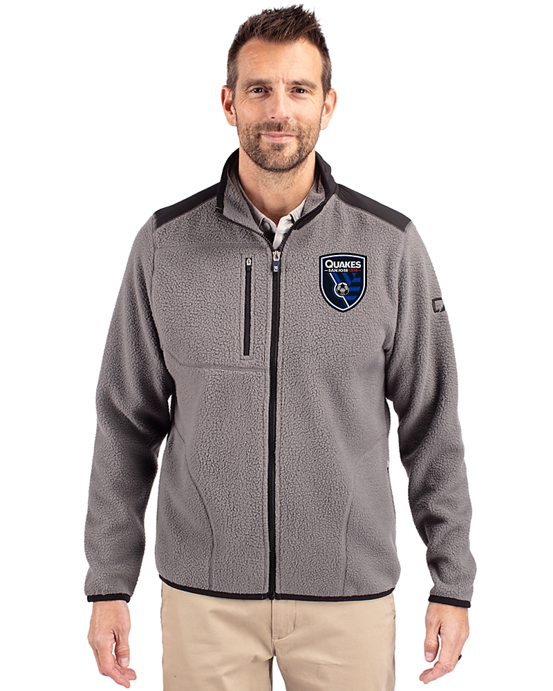 San Jose Earthquakes Cutter & Buck Cascade Eco Sherpa Fleece Mens