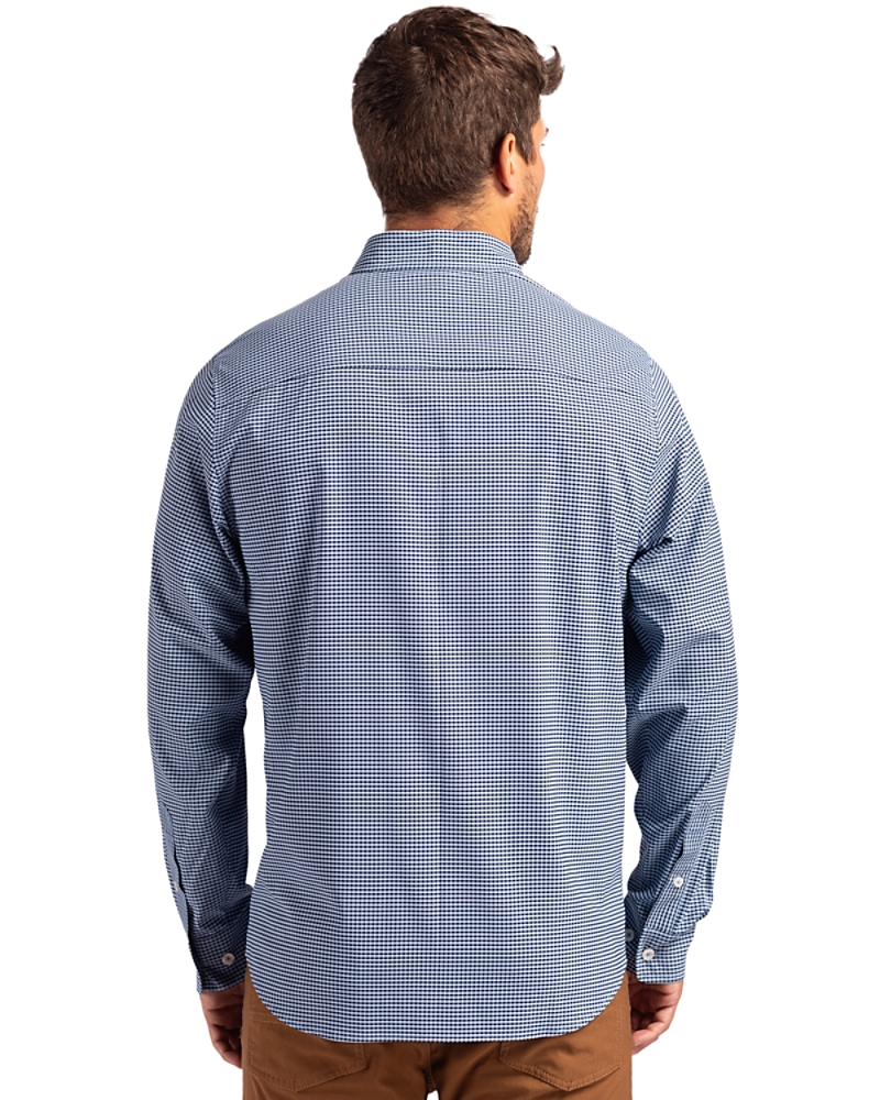 Cutter & Buck Skyline Epic Confidence Recycled Gingham Mens Big