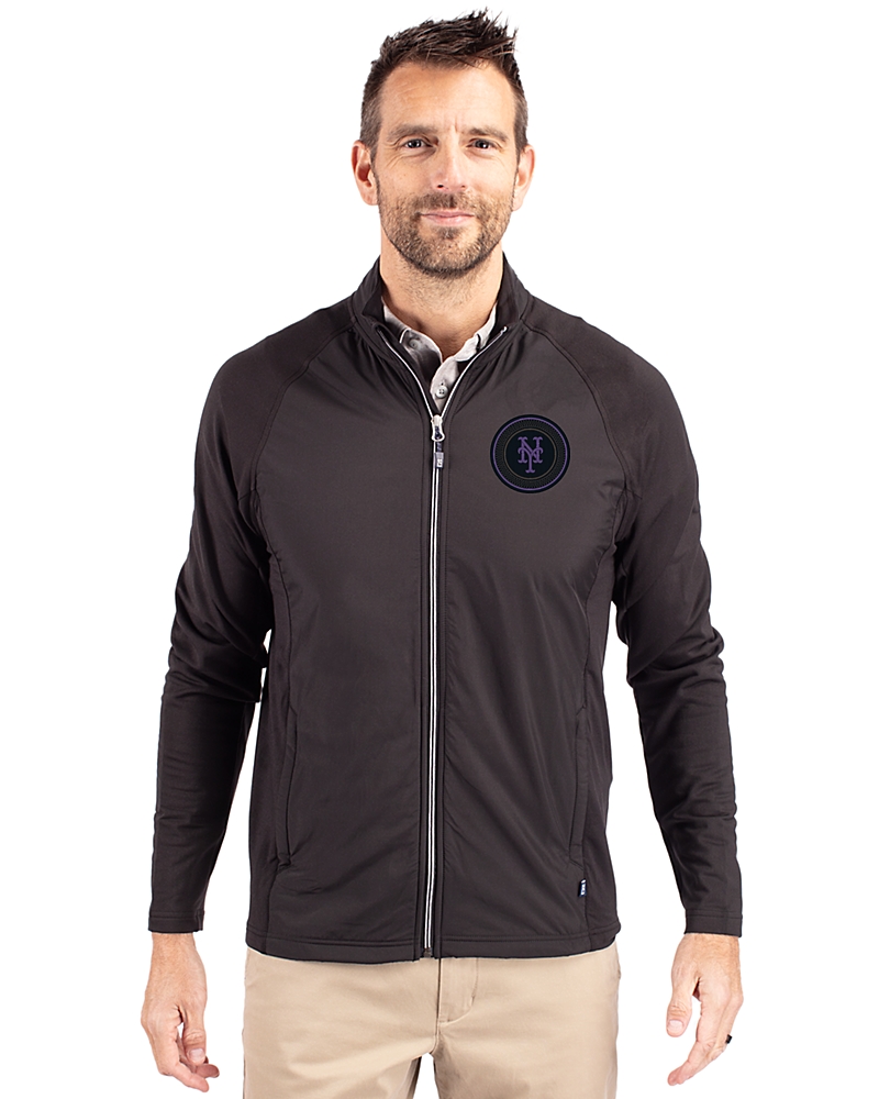 NY Mets City Connect Cutter & Buck Adapt Recycled Soft Knit