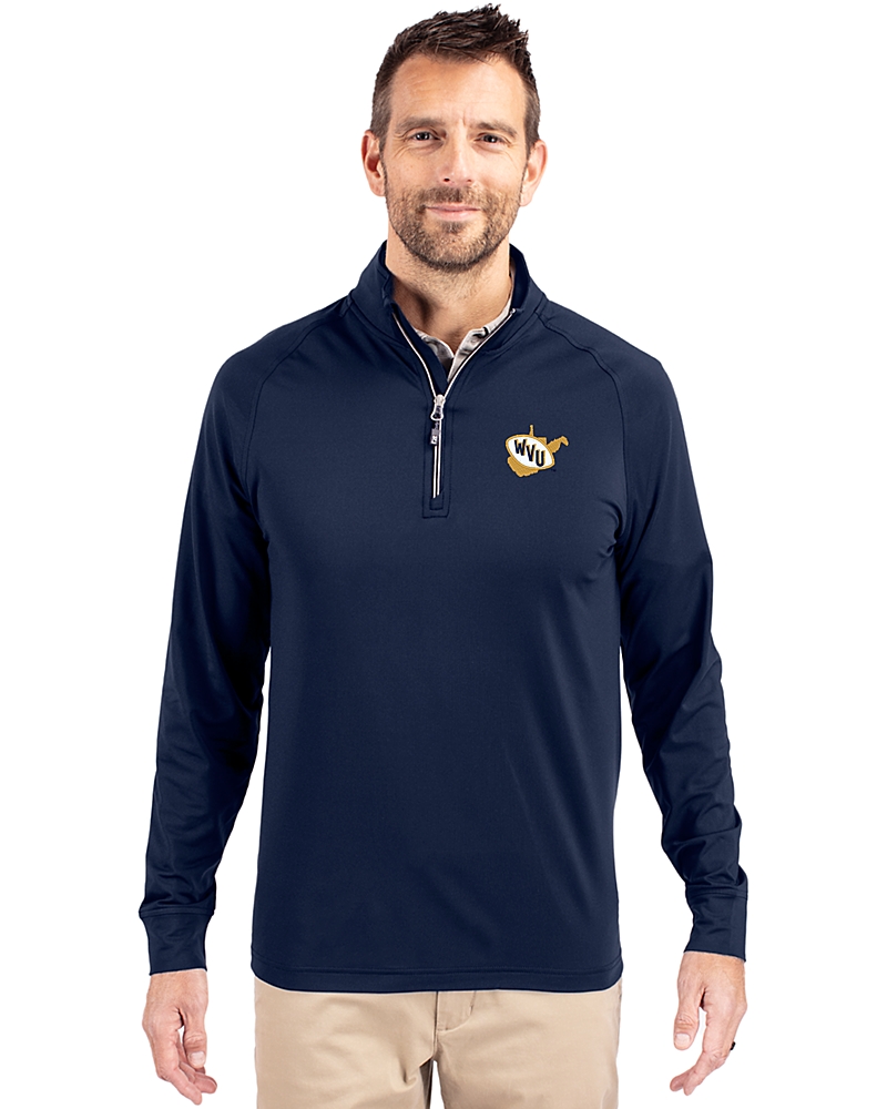 West Virginia Mountaineers College Vault Cutter & Buck Adapt