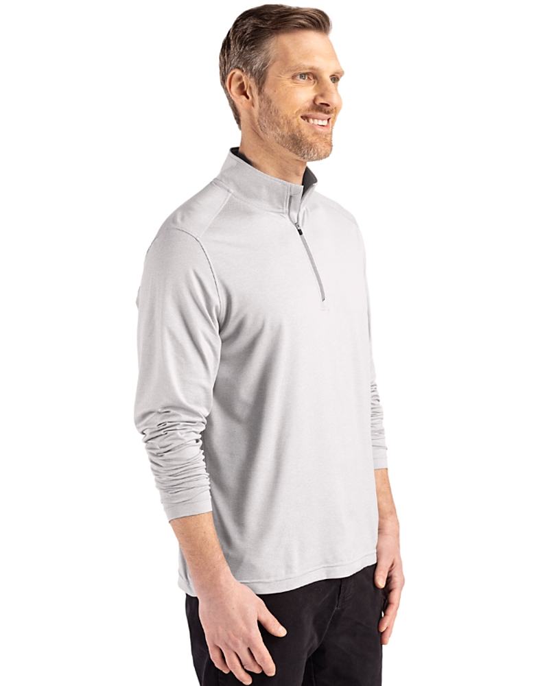 LAFC Cutter & Buck Coastline Recycled Double Peached Mens Quarter