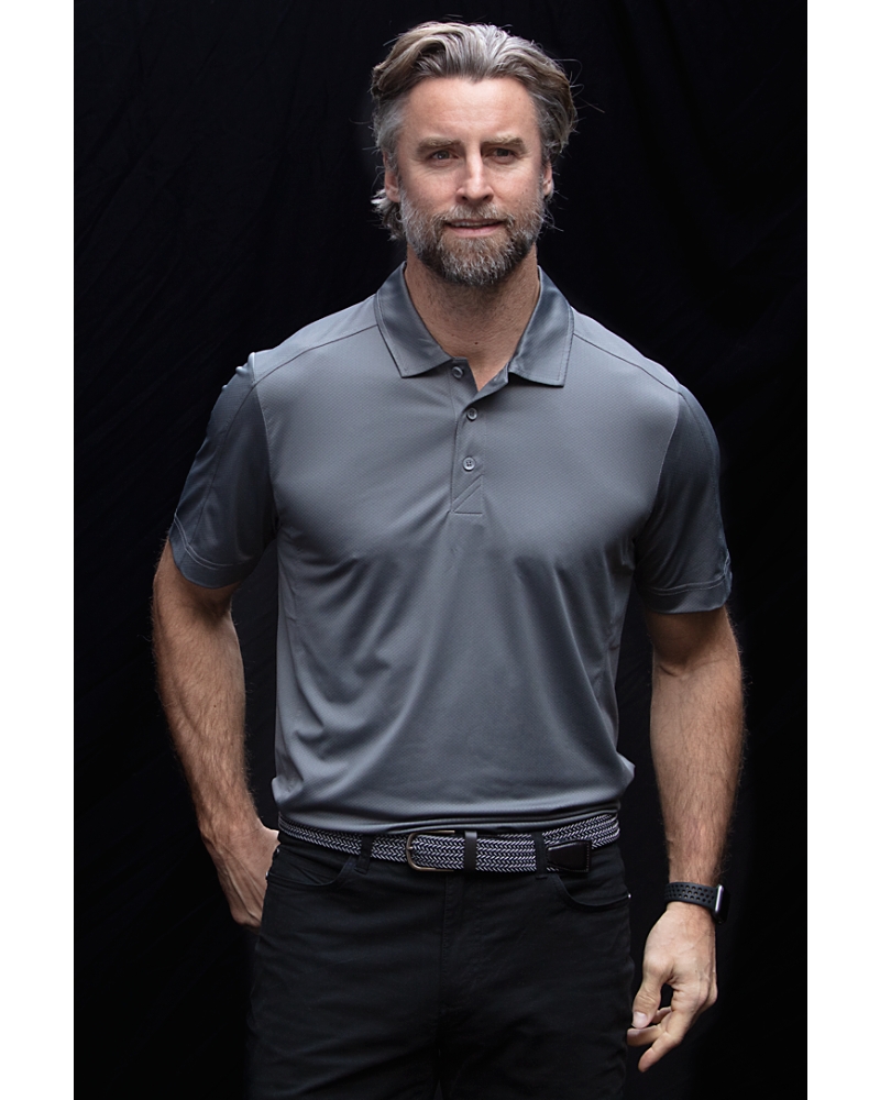 Big and Tall Golf Polos - Prospect Textured Stretch | Cutter & Buck