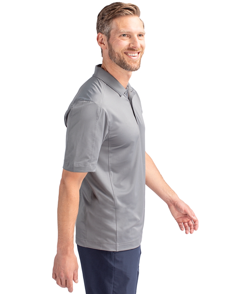 rough & swell SIDE LINE POLO L ブルー Sideways Line Polo Shirt - L.Blue – TANUKI STUDIO