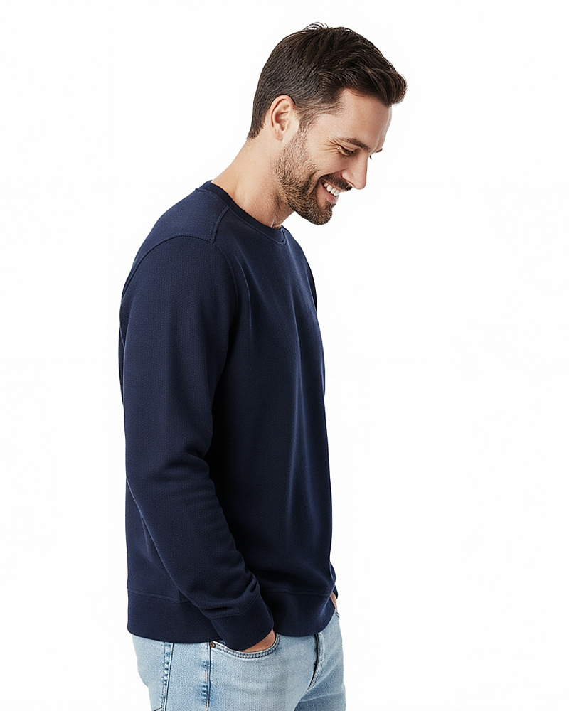 Clique Haven Recycled Mens Crewneck Sweatshirt - Cutter & Buck