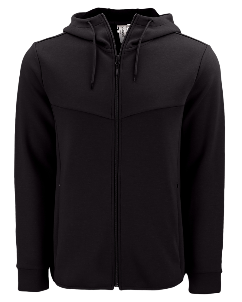 Clique Haven Recycled Mens Full Zip Hooded Sweatshirt - Cutter & Buck