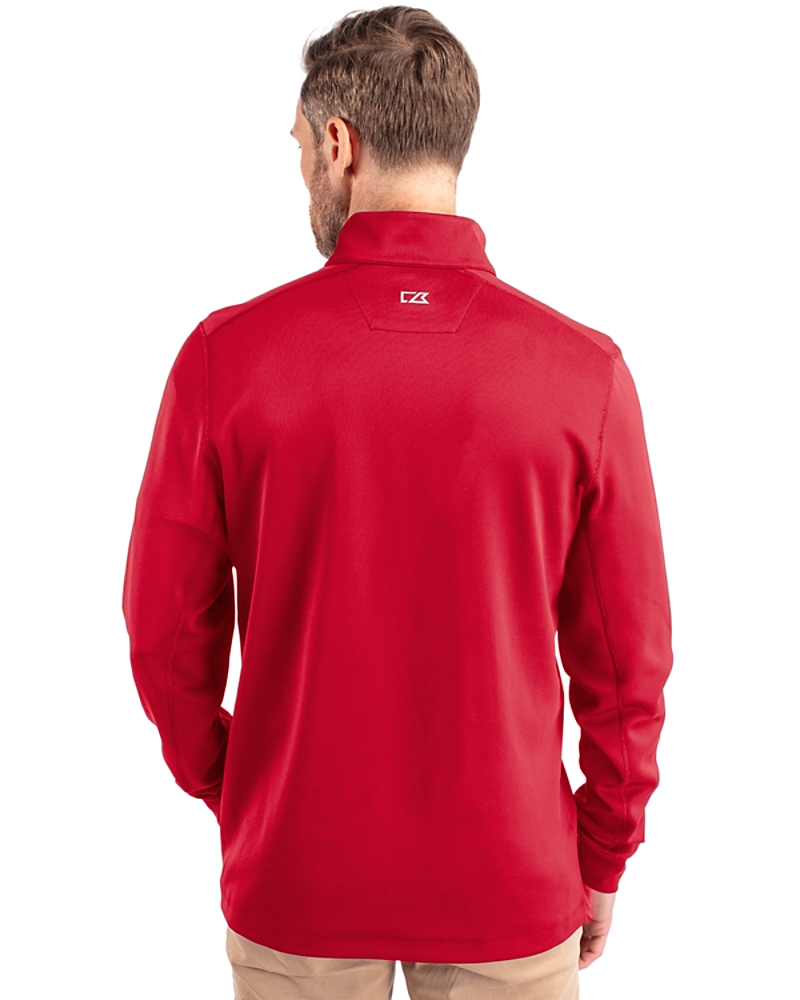 Georgia Bulldogs Cutter & Buck Traverse Stretch Eco Quarter Zip