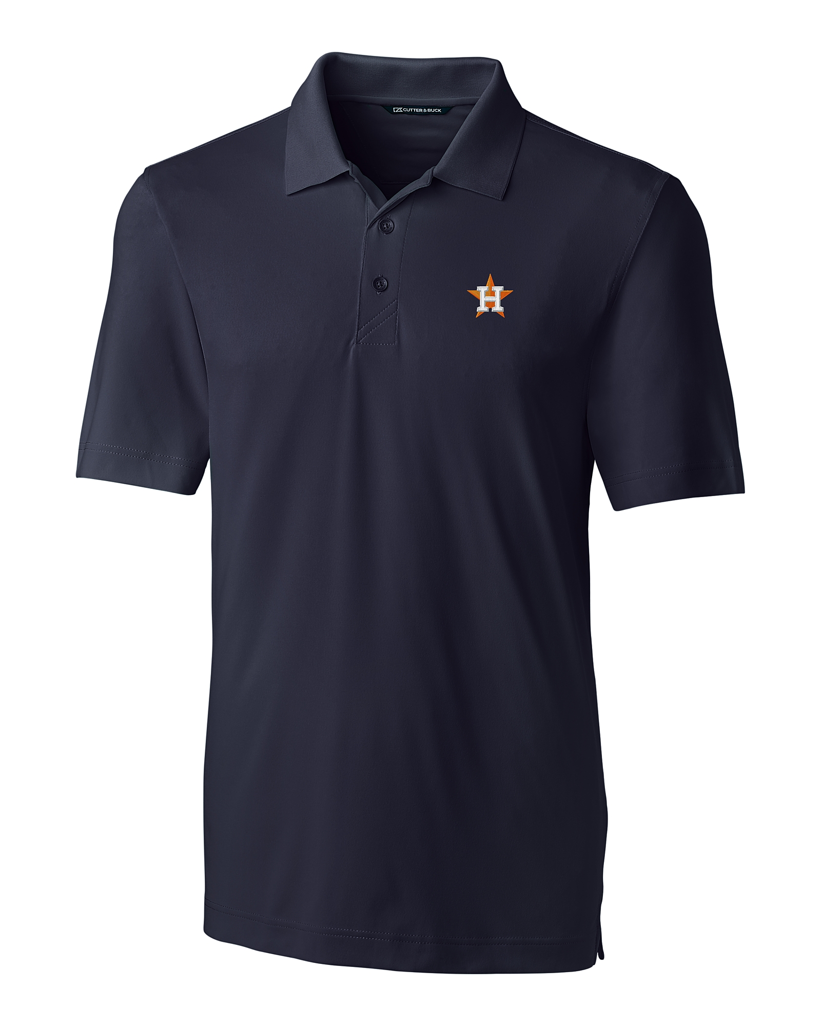 Houston Astros Cutter & Buck Forge Eco Double Stripe Stretch