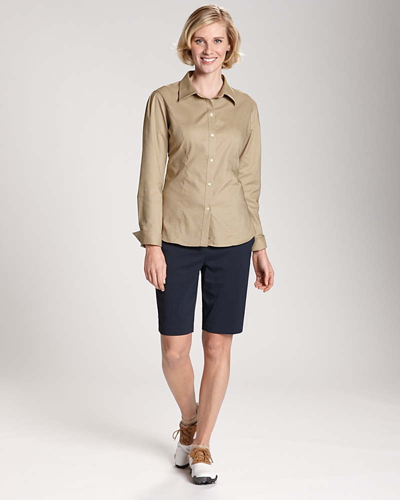 Cutter & Buck Epic Easy Care Nailshead Womens Long Sleeve