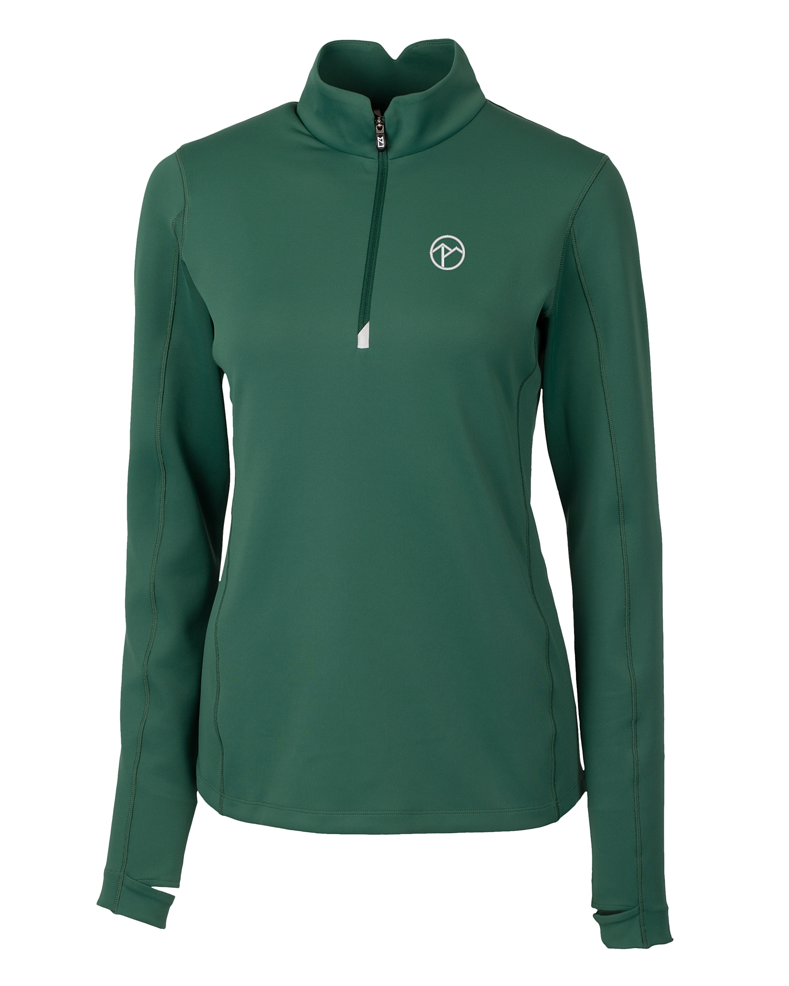 Women's Barton Fleece Quarter Zip - Military Green – Duck Camp