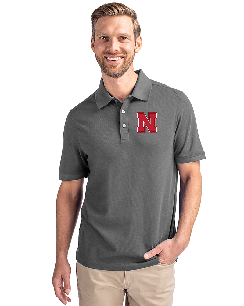 Nebraska Cornhuskers Cutter & Buck Advantage Recycled Cotton-Blend