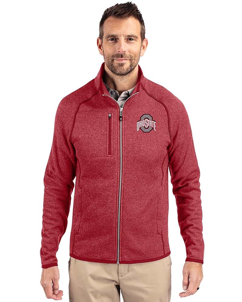 Ohio State Buckeyes - Cutter & Buck Mainsail Sweater-Knit Mens
